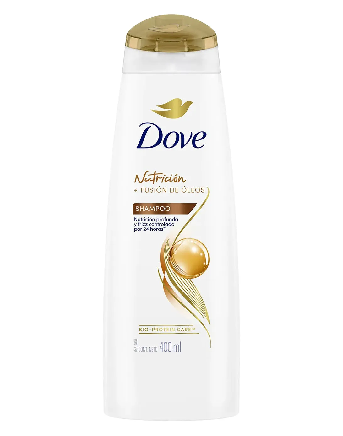 Shampoo Dove Nutrición + fusión de óleos