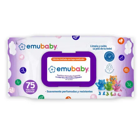 Toallitas húmedas Emubaby 70un
