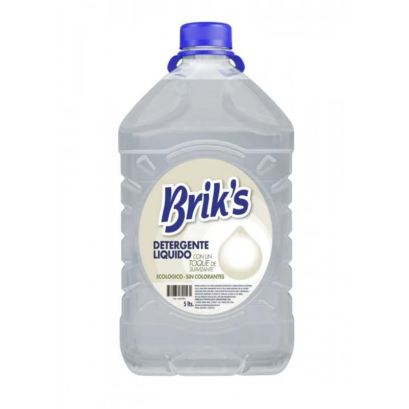 Detergente Briks blanco 5 litros