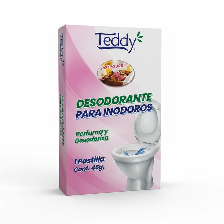 Desodorante Para Inodoros Teddy Aroma Frutos Rojos