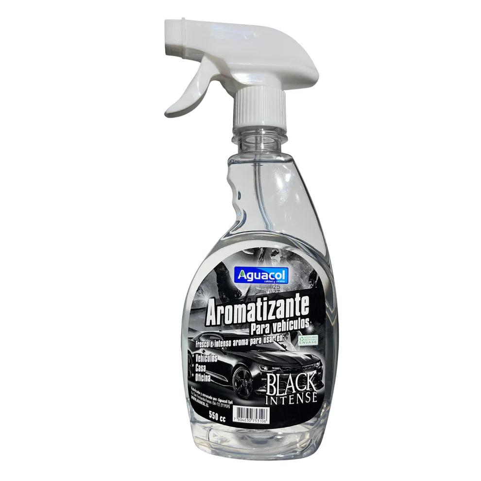 Aromatizante aguacol car black intense